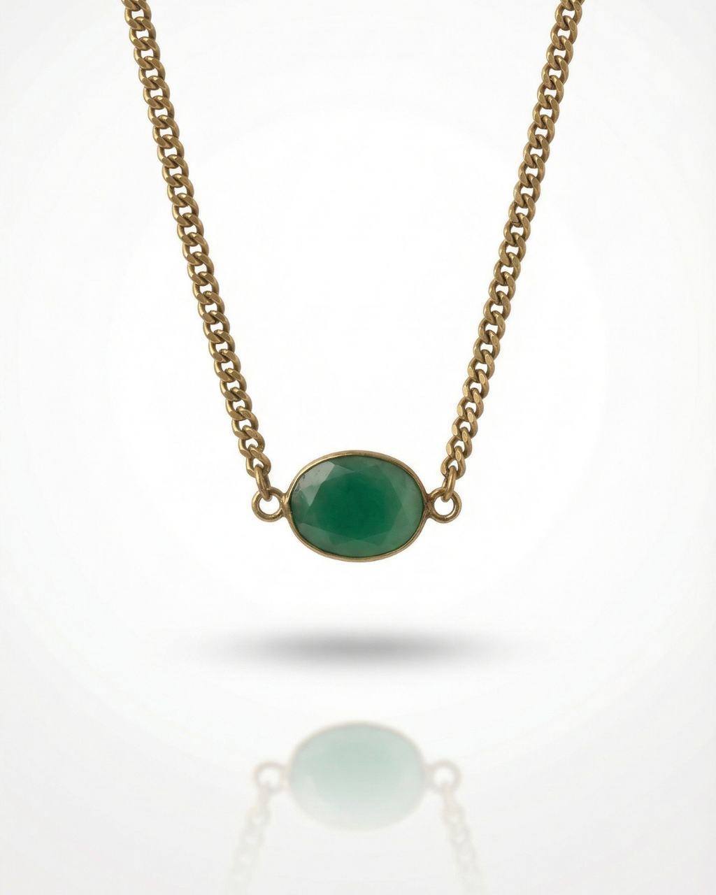 Verdant Still ✦ Green Onyx Choker