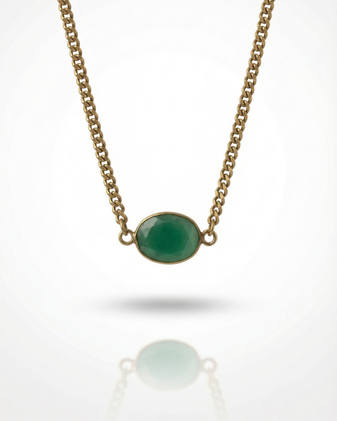 Verdant Still ✦ Green Onyx Choker