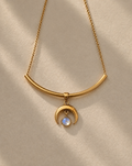 Full Moon Moonstone Choker
