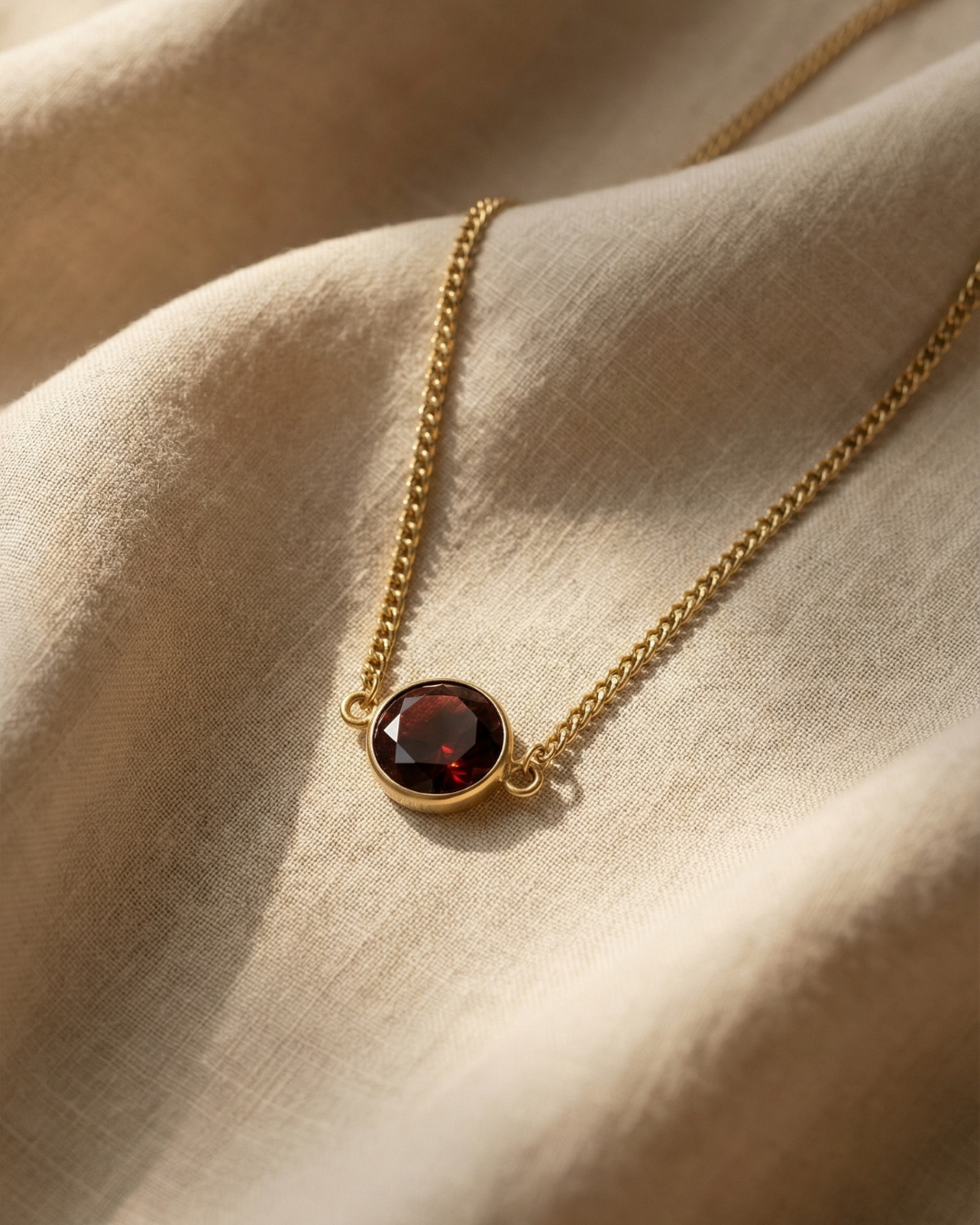 Ember Gate ✦ Garnet Choker