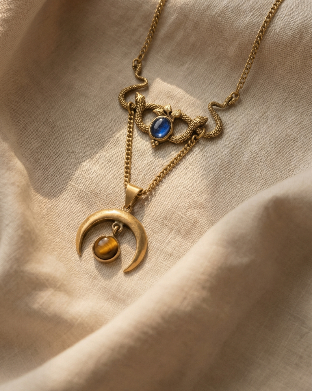 Serpent Eclipse ✦ Premium Necklaces