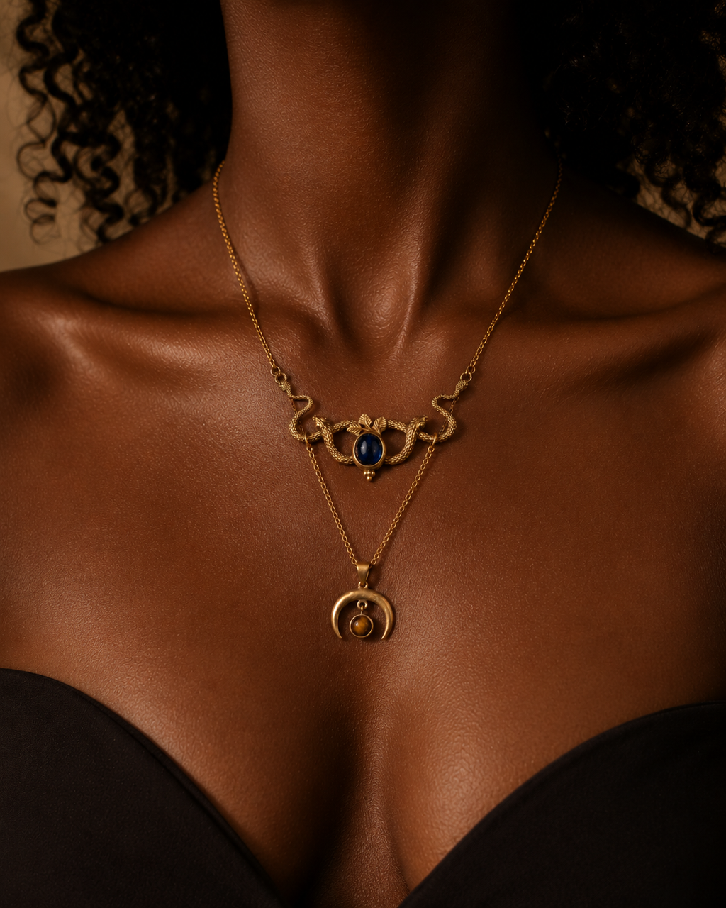 Serpent Eclipse ✦ Premium Necklaces